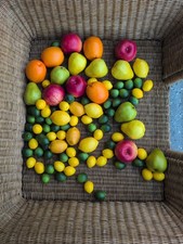 Lot 20 plus faux fruits artificiels citrons verts pommes poires oranges