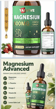 YALVIVE Magnesium 600mg Liquid Drops Strawber...