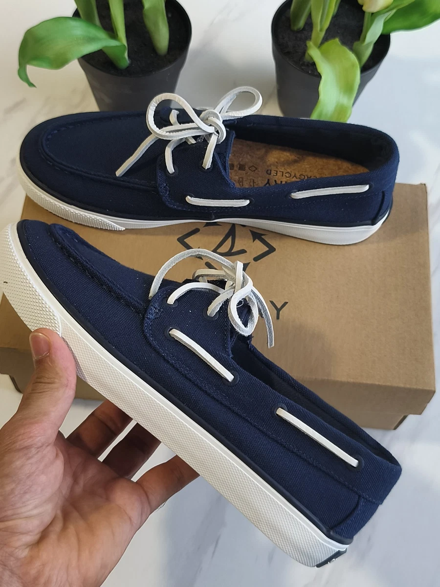 SPERRY Bahama 2.0 Navy Damen Sneaker Blau/Weiß EU 38 UK 5 STS88706