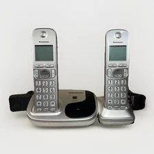 Panasonic KX-TGD210 Cordless Handset Phone System + Panasonic KX-TGDA20 Phone