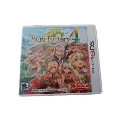 Nintendo 3Ds Case & Manuel ONLY - Rune Factory 4