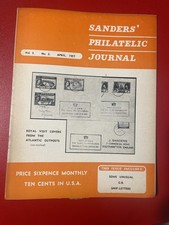 Sanders Philatelic Journal Vol 3 No 2 1957 GB Ship Letters Mounted Mail