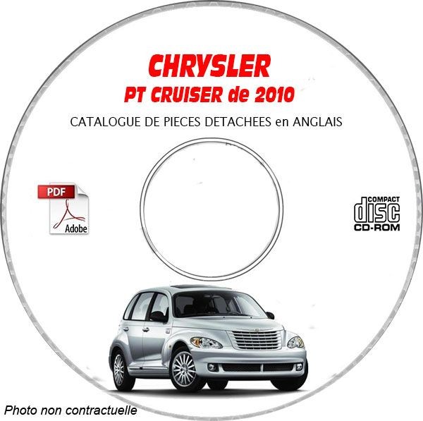 Catalogue Chrysler PT Cruiser 10 en CD-ROM pour pièces de rechange et manuel mécanique