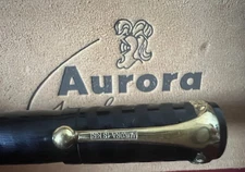 🔴 AURORA Retractable Fountain Pen Victor Emmanuel III King of Savoy RARE