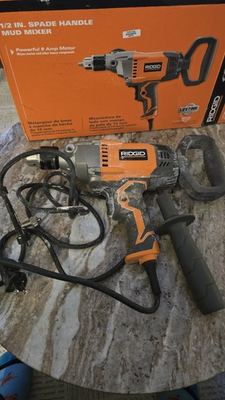 #ad #ad RIDGID R7122 1 2 inch Spade Handle Mud Mixer 260716 $70.00