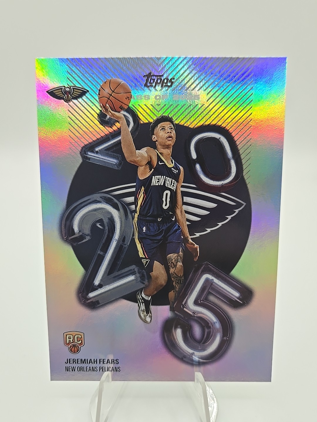 2025-26 Topps JEREMIAH FEARS RC Class Of 2025 C25-7 Rare! PELICANS CASE HIT 