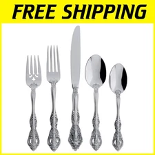 Michelangelo 20-Piece Silverware Set - High-Quality Steel