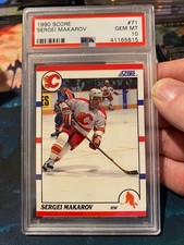 1990 Score Sergei Makarov PSA 10 Rookie Card