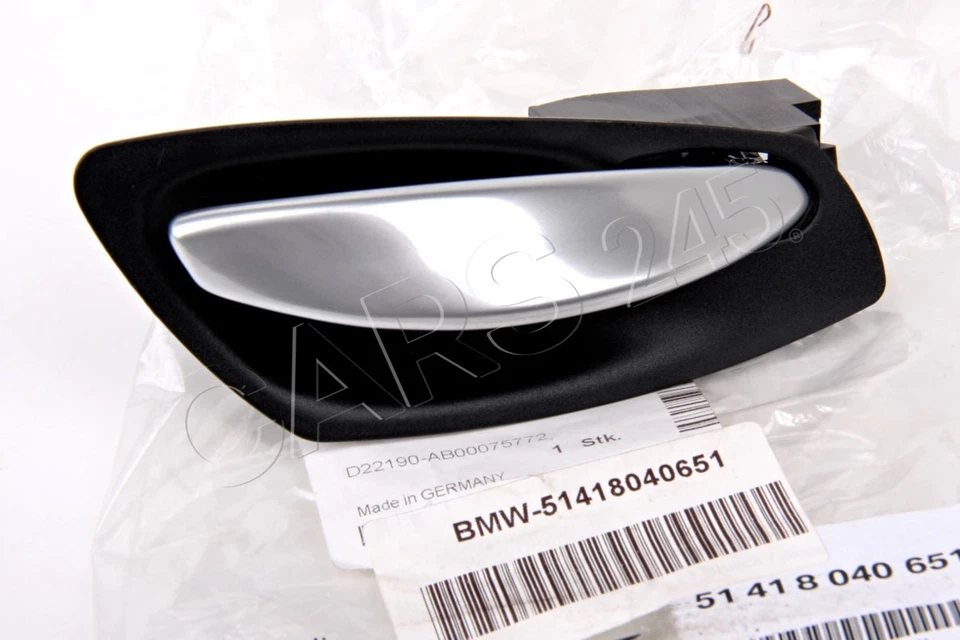 Maçaneta de porta cromada interior genuína compatível com BMW Z4 E85 E86 2006-2008 - Imagem 4 de 4