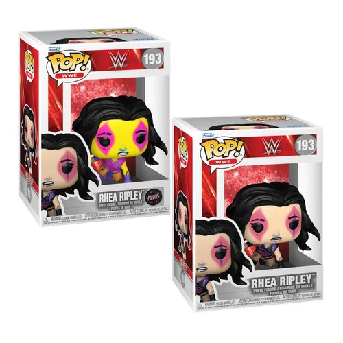 Rhea Ripley Black-Light Chase & Common WWE Funko POP! Bundle #193 *PRE-ORDER*