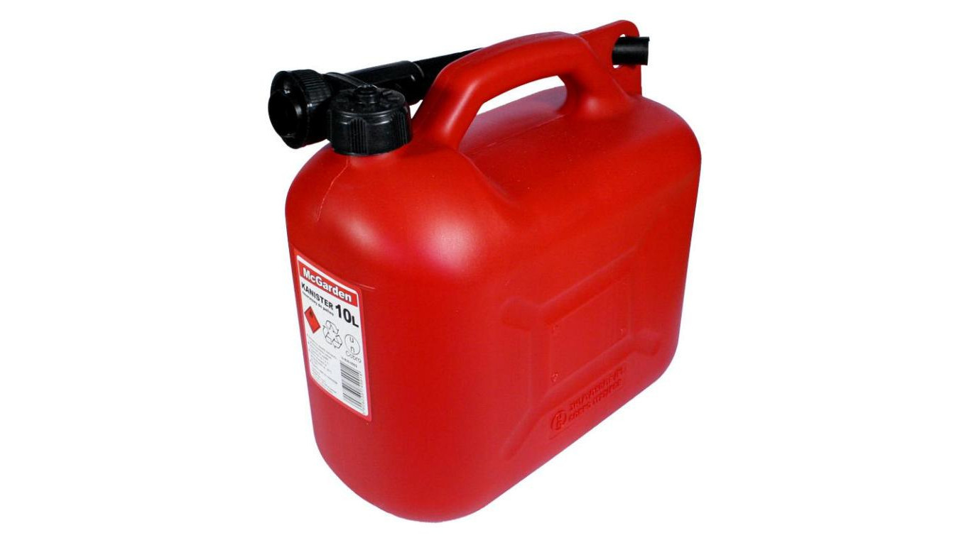 5908235749914 КАНИСТРА ПЛАСТИКОВАЯ ДЛЯ БЕНЗИНА 10Л MRGARDEN 3790₽