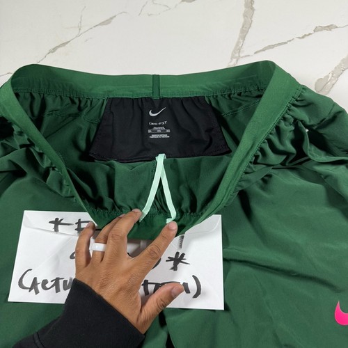 Mens Size 3XLT Nike Pro Elite Team Lightweight Track Pants Green Pink DX9067-341 - Picture 6 of 18