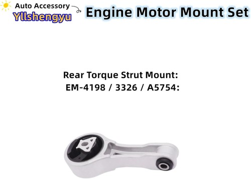 New 11-20 Dodge Journey 2.4L Engine Motor Trans Mount Kit A5686 A5754 A5687 - Picture 2 of 5