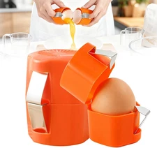 Egg Shell Opener, 2025 Upgraded Egg Opener for Hard Boiled Eggs, Egg Separator f