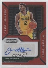 2021 Panini Prizm Draft Picks Red 65/199 Jared Butler #SS-JBU Rookie Auto RC 5i2