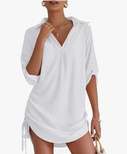 MOHHOM Swimsuit Coverup for Women Bathing Suit Cover Up Summer Swimwear, Small