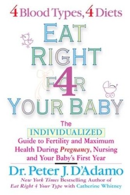 Eat Right for Your Baby: The Individulized Guide to Fertility and Ma - VERY GOOD