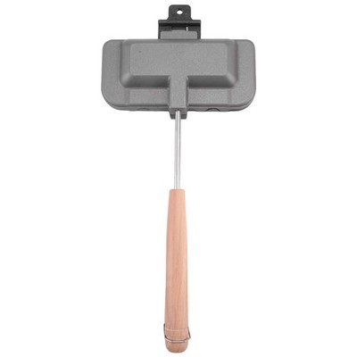 Sandwich Pan Pie Maker Abnehmbare Küchenutensilien Rechteck aus Gusseisen P9216