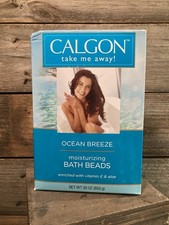 Calgon Ultra-Moisturizing Bath Beads w/ Vit E  Aloe Ocean Breeze 30 Oz
