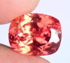 Flawless Natural imperial Topaz 8.00 Ct AGL Certified Cushion Cut Loose Gemstone