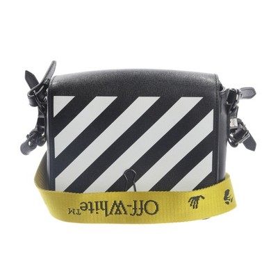 Handtasche Off-White Schwarz Weiß