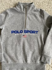 Polo Sport Ralph Lauren Boys T-shirt Long Sleeves Gray size 5