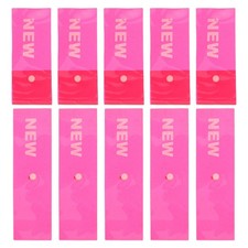 10Pcs Reusable PVC Clothing Tag Markers Red Easy Organization Hanger Accessories