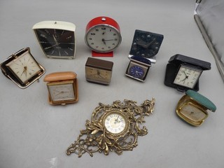 Vintage Alarm & Travel Clocks Europa Kienzle Cadence Victor UNTESTED