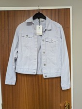 BNWT Dorothy Perkins Lilac Denim Jacket - Size UK 8 / EUR 36