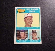 Tony Perez Rookie 1965 Topps Baseball Card #581 Sharp Corners VF  Centering. rookie card picture