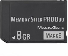 MS 8GB Memory Stick PRO Duo Mark 2 for PSP Accessories MS Memory Cards  
