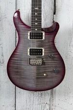 PRS CE 24 Electric Guitar Flame Maple Faded Gray Black Purple Burst with Gig Bag