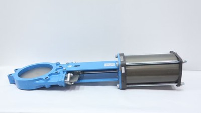Orbinox 10-2134M Pneumatic Stainless Lugged Knife Gate Valve 10in