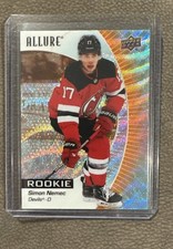 2023-24 Upper Deck Allure - Rookies Simon Nemec #123 Orange Slice (RC)