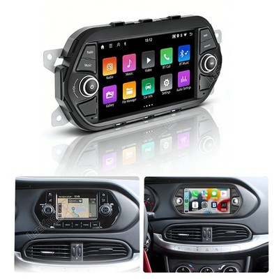 Carplay Android 15.0 Autoradio WIFI GPS Navi Für FIAT TIPO EGEA 2015-2017 2+64GB
