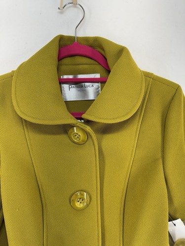 Patrizia Luca Milano Coat Olive Sz S - Picture 3 of 12