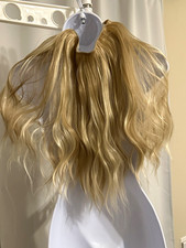 Invisible Wire Hair Extension   Dirty Blonde 16  Beach Waves