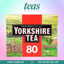 Yorkshire Tea Original 80 Bags 250g | Strong Malty Everyday Black Tea