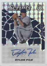 2021 Panini Mosaic Scripts Dylan File #SCR-DF Auto 2l4