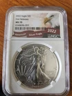 2022 American Silver Eagle  NGC MS-70  First Releases
