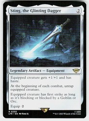 Sting, the Glinting Dagger [The Lord of the Rings: Tales of Middle-earth] #250 Rare