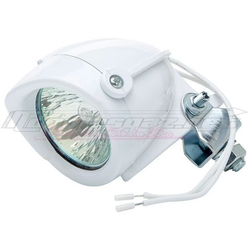 Feu AV additionnel Watts orientable 12v 35W halogène blanc moto cyclo scooter - Photo 1/1