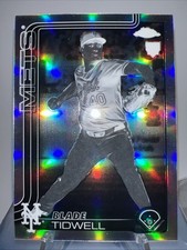 2025 Topps Chrome Update Blade Tidwell RC Negative Refractor New York Mets