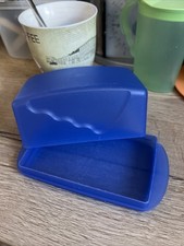 Tupperware Junge Welle - Butterdose / Butterschatz Blau Tupper 🦋🦋