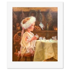 Lynn Lupetti, "Kiss of the Fairy" Limited Edition Printers Proof, Numbered 1/9 a