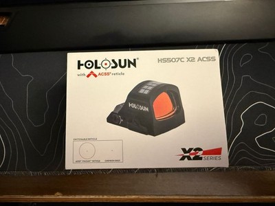 HOLOSUN ホロサンドットサイト　HS507C x2 ほぼ新品中古美品 ホロサン ドットサイト HS507C X2 HOLOSUN | TSUBOMI Arms.net