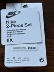 NEW GIRL’S NIKE OUTFIT, SWOOSH SKORT AND MATCHING TEE,  SIZE 6X,  TAGS ATTACHED — photo 8