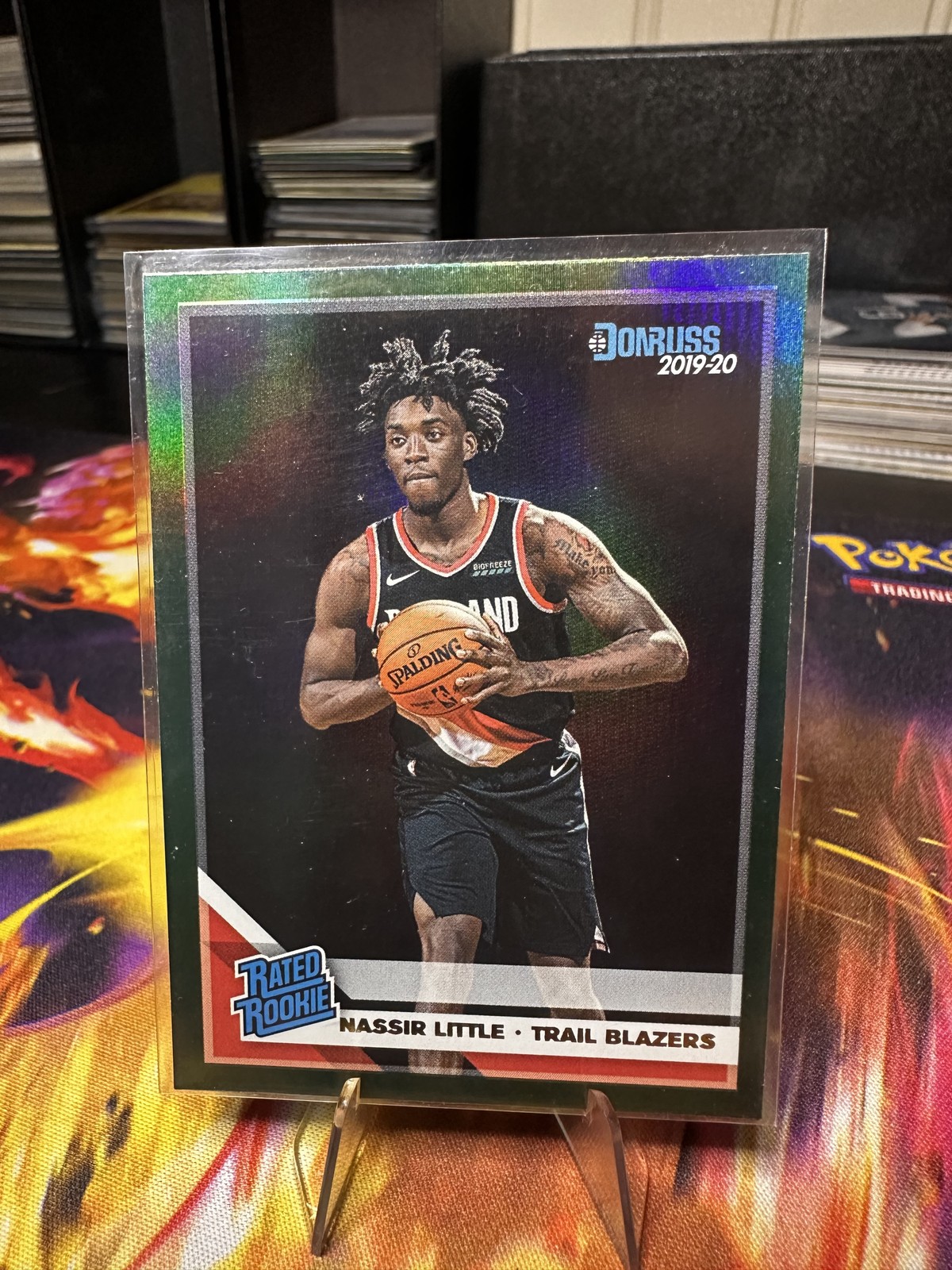 2019-20 Donruss #223 Nassir Little Green Flood
