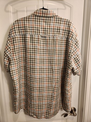 XL Pendleton City Linen Multi Colored Button Up. 55 linen 45 Tencell Lyocell - Picture 4 of 7