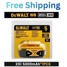 2026 Date 1 Pack DEWALT DCB205-1 20V MAX Premium Lithium-Ion 5.0Ah Battery New
